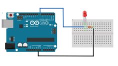 arduino led blinking circuit diagram