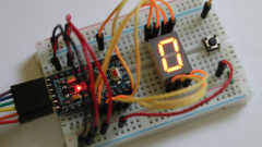 Arduino 7-Segment Display with Push Button