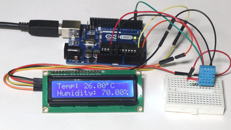 DHT11 Sensor with Arduino and LCD