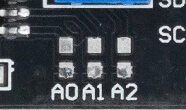 I2C Module Address Selection Pads