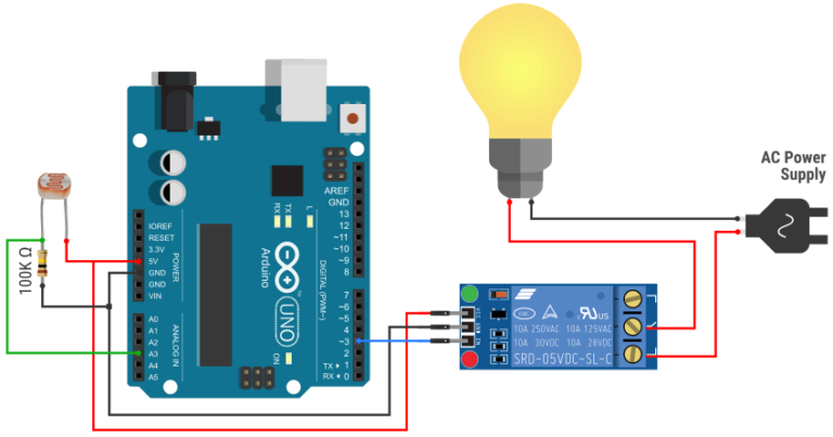 Arduino Light Sensor Using LDR - Circuit Geeks